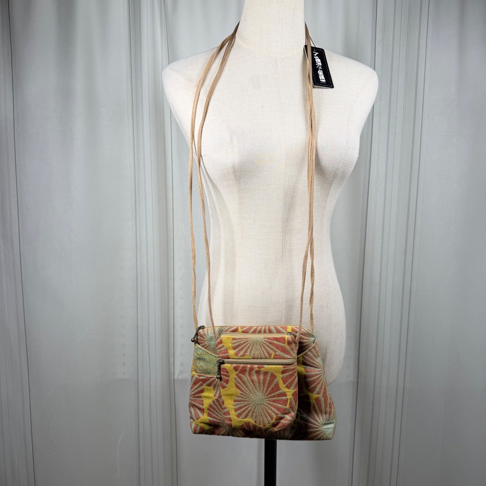 Maruca Tapestry Crossbody Set 2pc 1 NWT Floral Geometric 9.5"W & 4.5"W‎